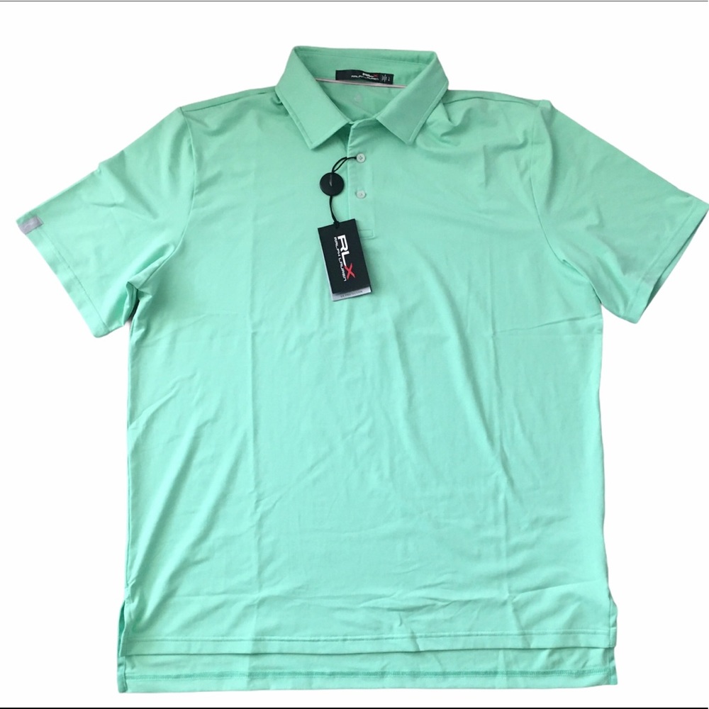 NWT RLX Eastward Ho Golf Polo Lime Green UPF 40+